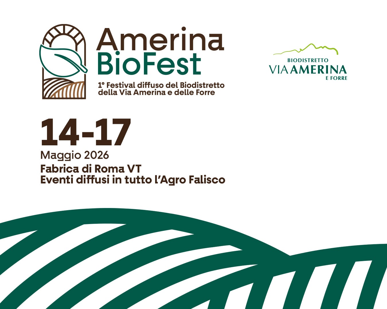 Save the Date Amerina BioFest