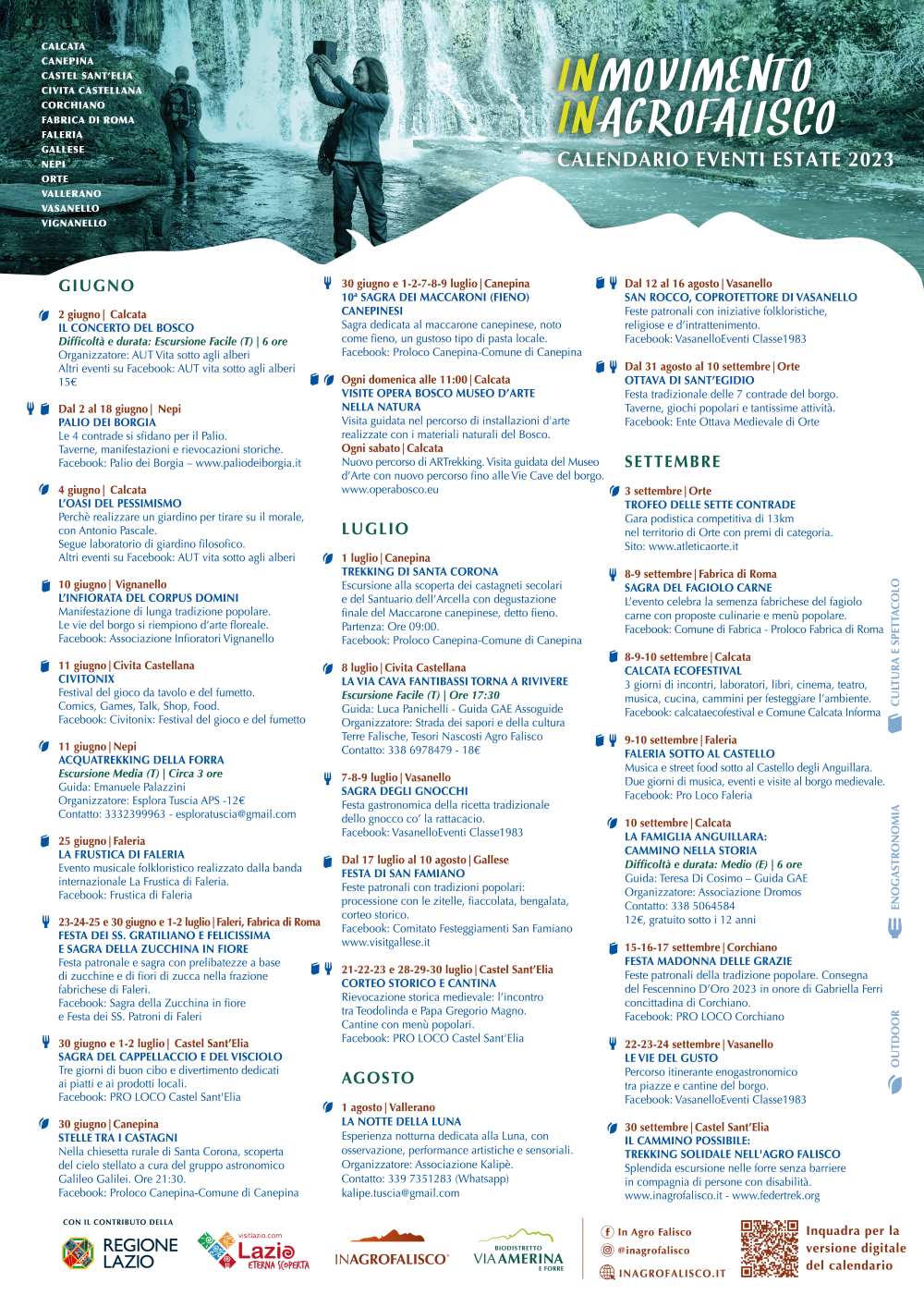 Calendario eventi estate 2023 in Agro Falisco