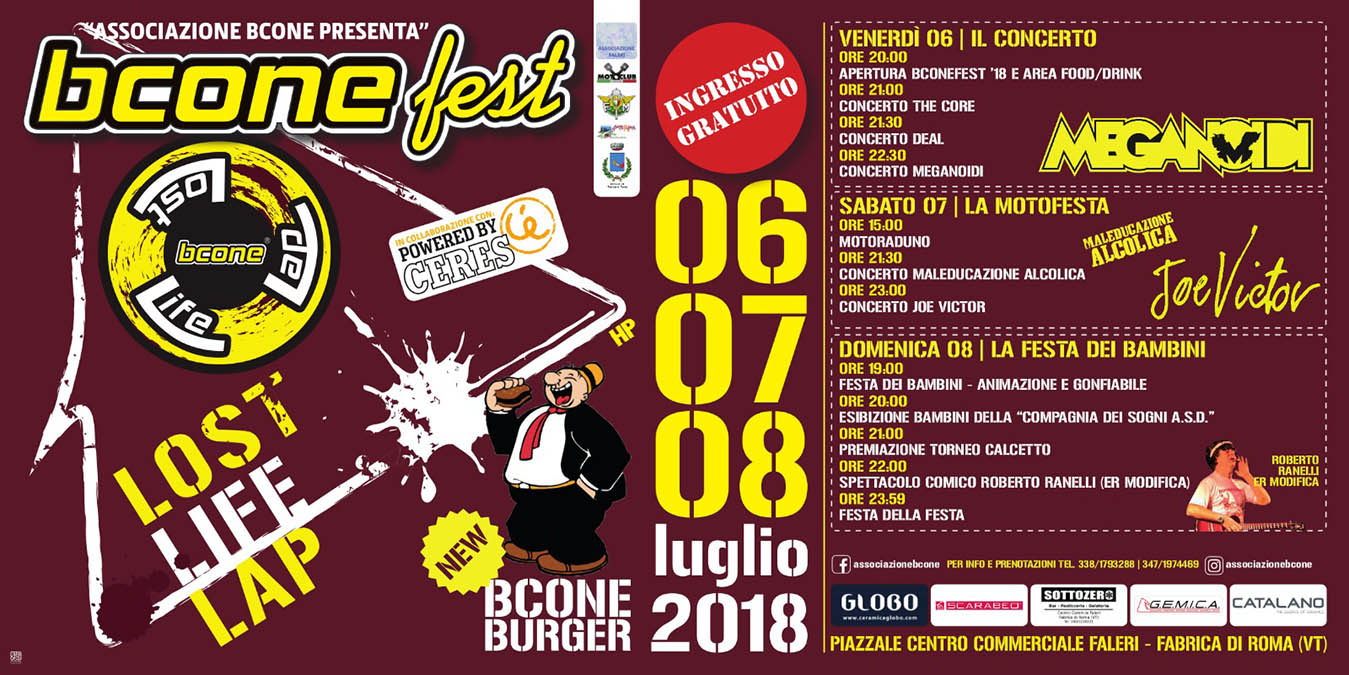 BconeFest 2018 Fabrica di Roma