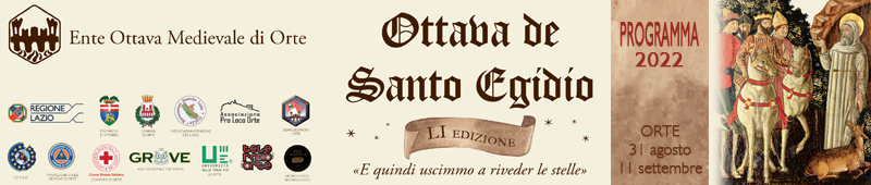 programma ottava santo egidio orte 2022