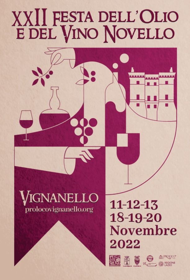 Locandina Festa dell'olio e del vino novello 2022