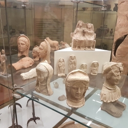 Reperti del Santuario Monte Li Santi nel Museo Archeologico dell'Agro Falisco